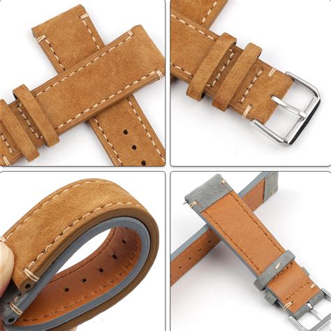 suede watch strap high quality.